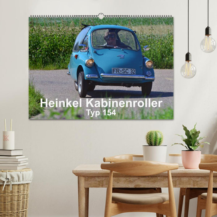 Heinkel Kabinenroller Typ 154 (CALVENDO Wandkalender 2025)