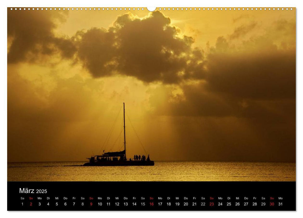 Jamaika Sonne und Strand (CALVENDO Wandkalender 2025)