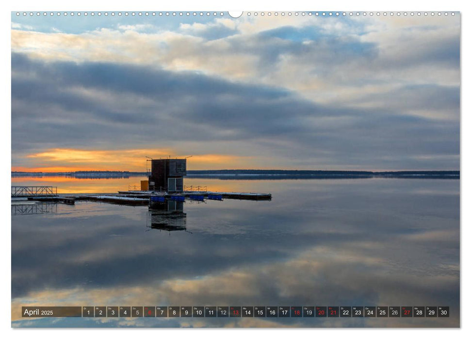 Seenland in der Lausitz (CALVENDO Wandkalender 2025)