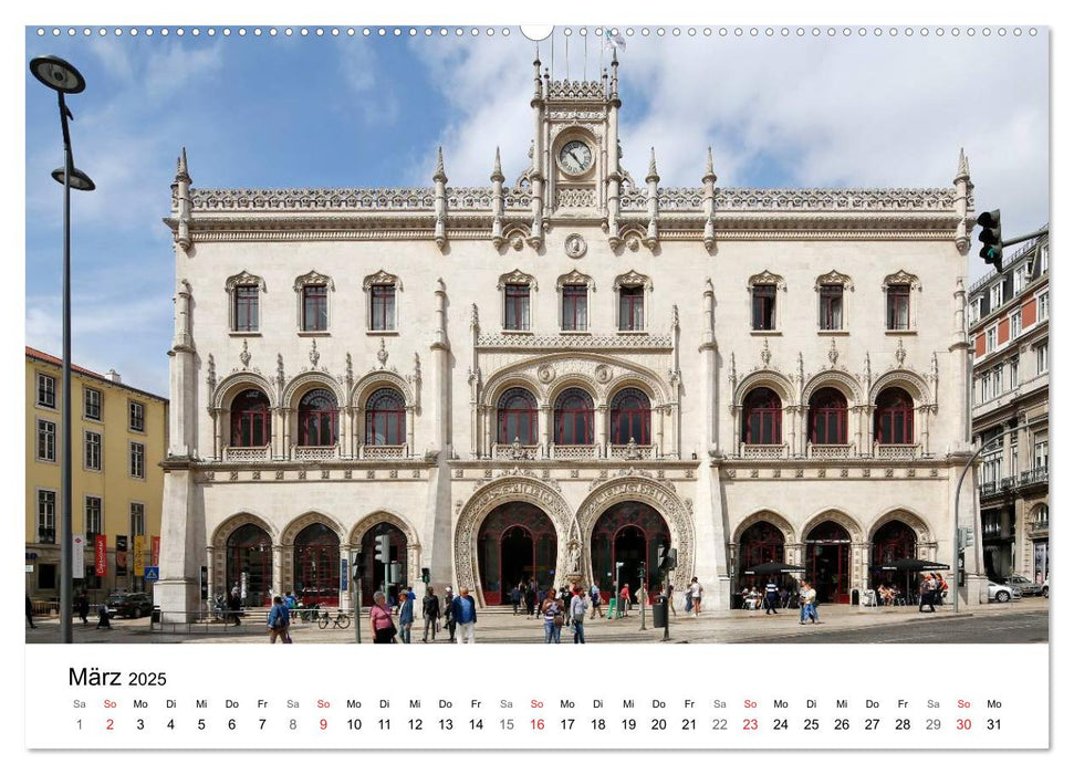 Lissabon Highlights von Petrus Bodenstaff (CALVENDO Wandkalender 2025)