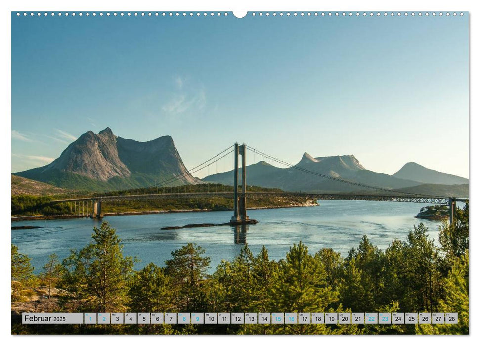 Sommer in Norwegen (CALVENDO Premium Wandkalender 2025)