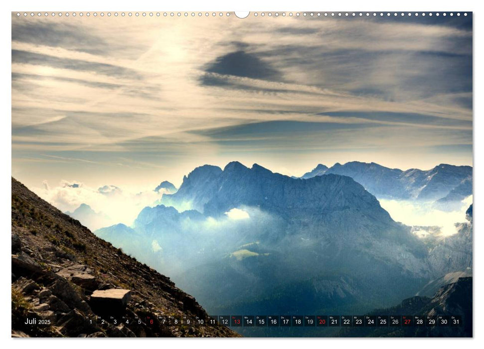 Magische Bergwelt, zwischen Sonnenaufgang und Sonnenuntergang (CALVENDO Premium Wandkalender 2025)