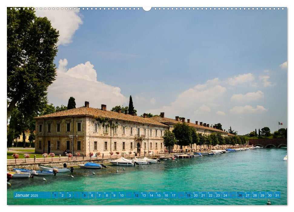 Gardasee. Lago di Garda (CALVENDO Premium Wandkalender 2025)