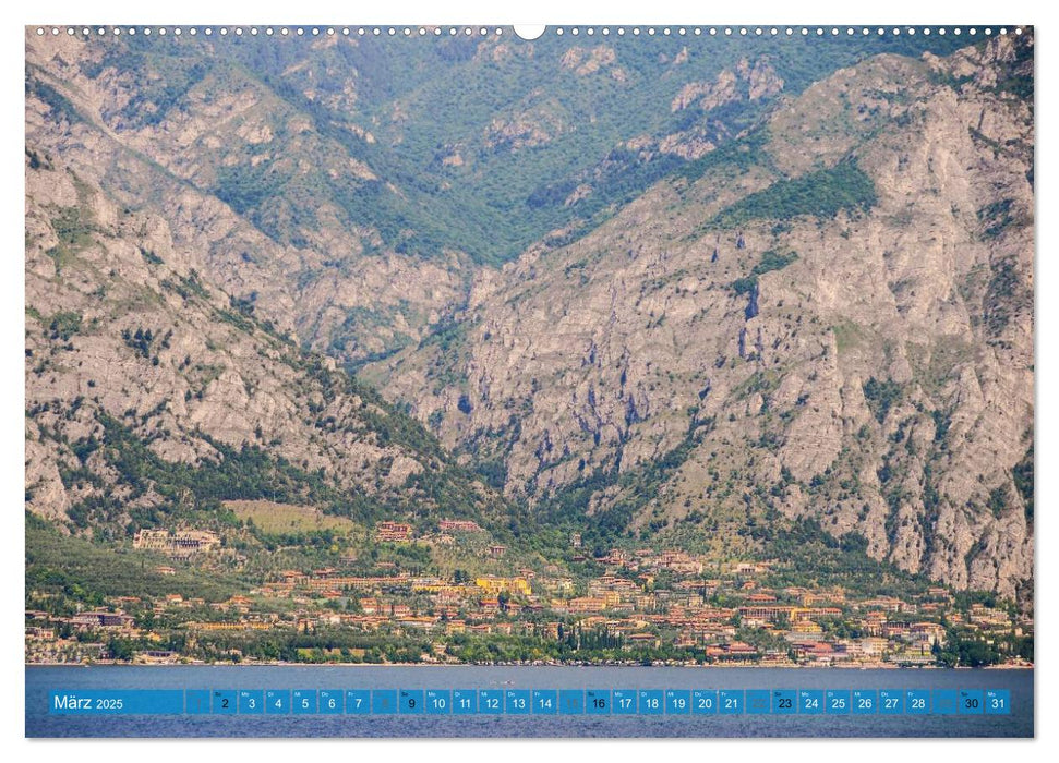 Gardasee. Lago di Garda (CALVENDO Premium Wandkalender 2025)