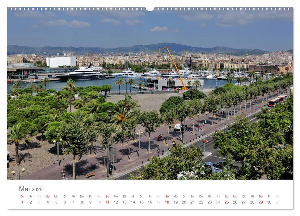 Barcelona im Auge der Kamera (CALVENDO Premium Wandkalender 2025)