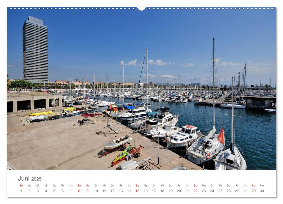 Barcelona im Auge der Kamera (CALVENDO Premium Wandkalender 2025)
