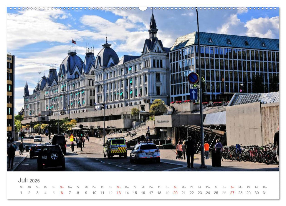 Oslo im Auge des Fotografen (CALVENDO Premium Wandkalender 2025)