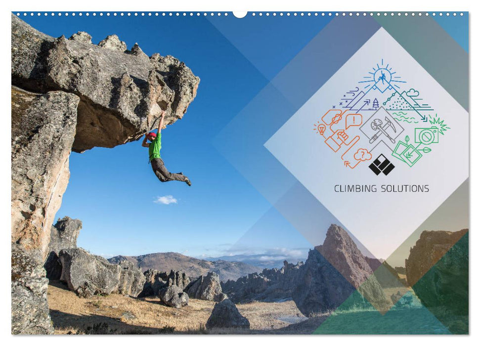 Climbing Solutions - Bergsport weltweit (CALVENDO Wandkalender 2025)