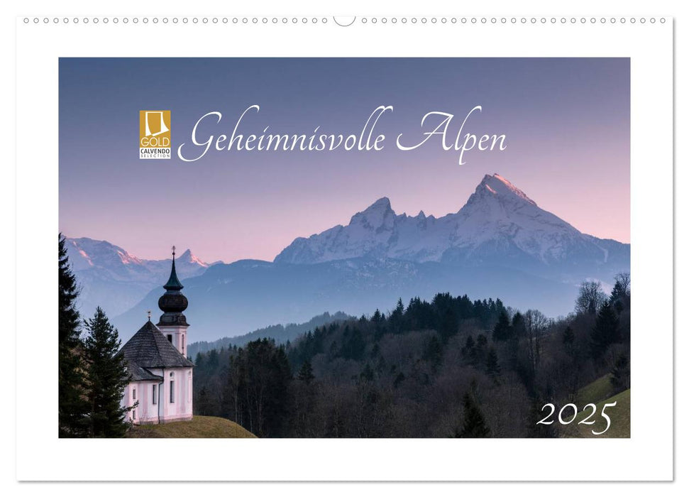 Geheimnisvolle Alpen (CALVENDO Wandkalender 2025)