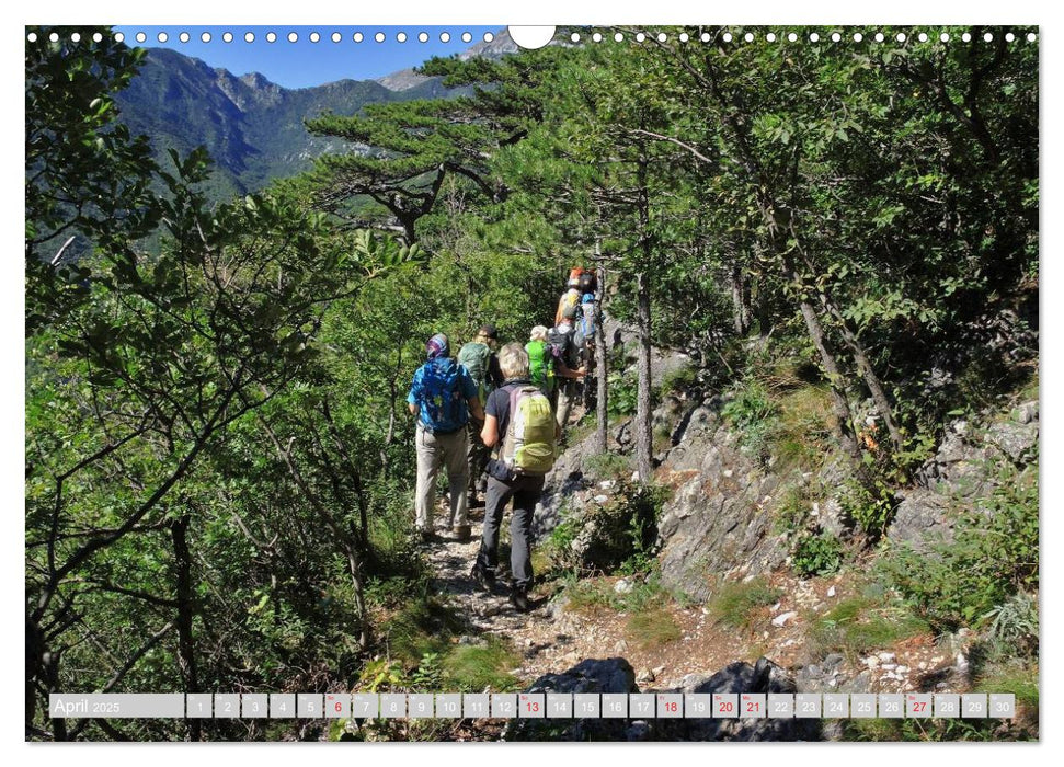 Unterwegs - Bilder vom Wandern (CALVENDO Wandkalender 2025)