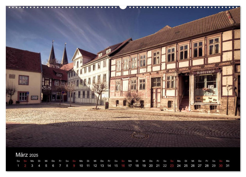 Fachwerk - wie aus einer anderen Zeit (CALVENDO Premium Wandkalender 2025)