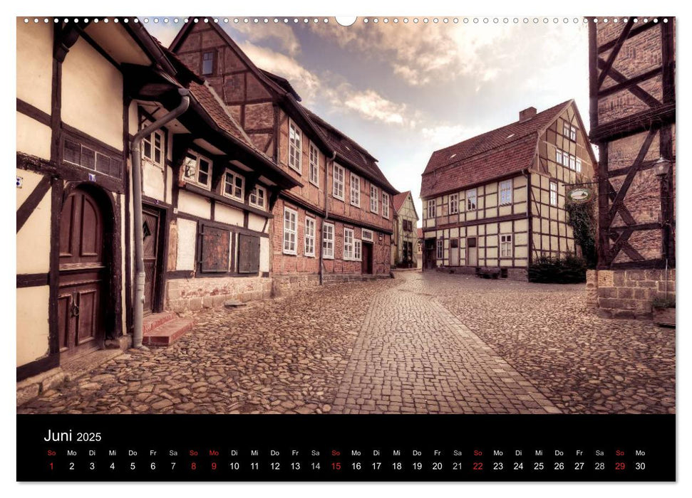 Fachwerk - wie aus einer anderen Zeit (CALVENDO Premium Wandkalender 2025)