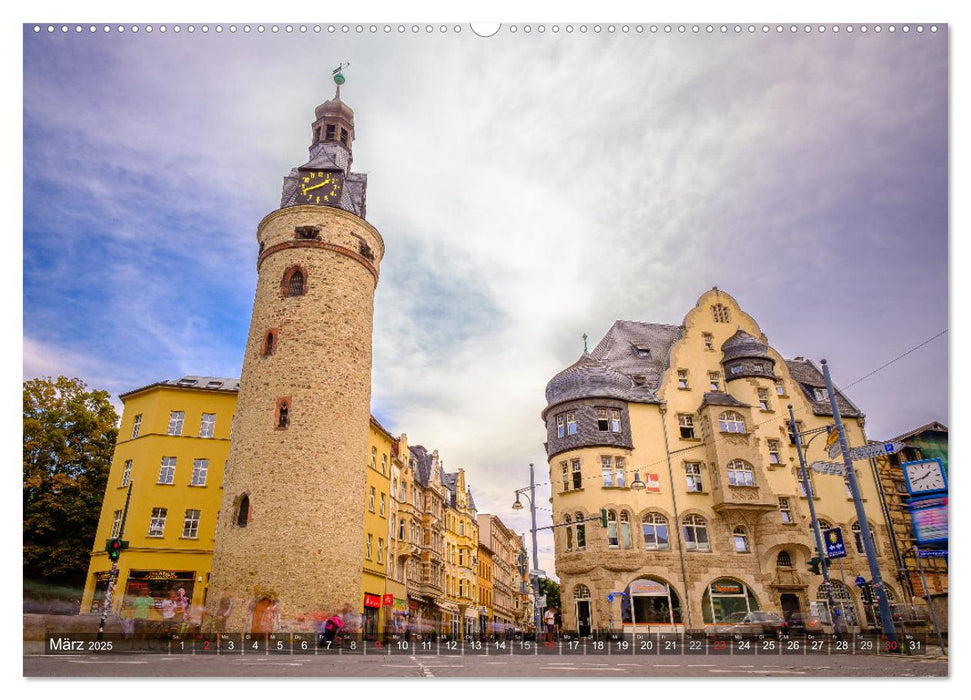 Ein Blick auf Halle an der Saale (CALVENDO Premium Wandkalender 2025)