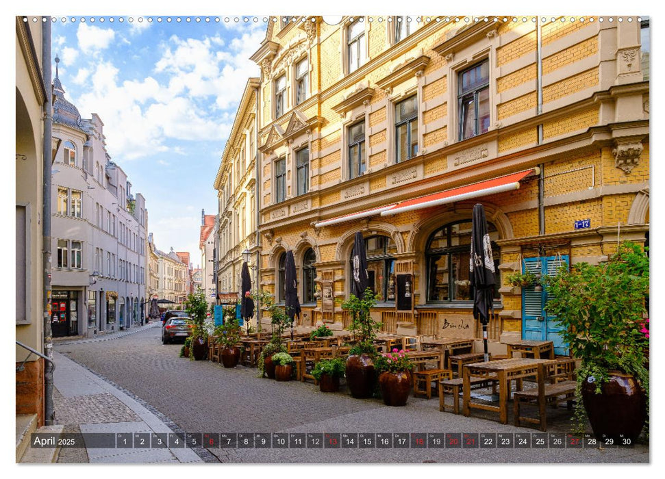 Ein Blick auf Halle an der Saale (CALVENDO Premium Wandkalender 2025)