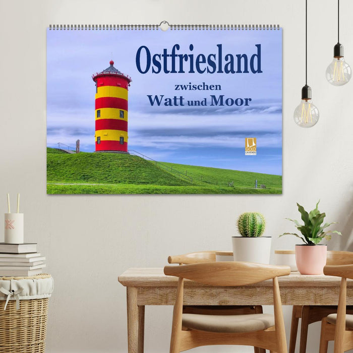 Ostfriesland - zwischen Watt und Moor (CALVENDO Wandkalender 2025)