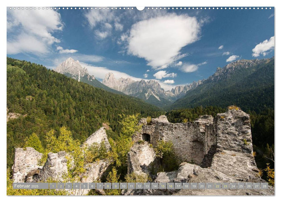 Herbst in den Dolomiten (CALVENDO Premium Wandkalender 2025)