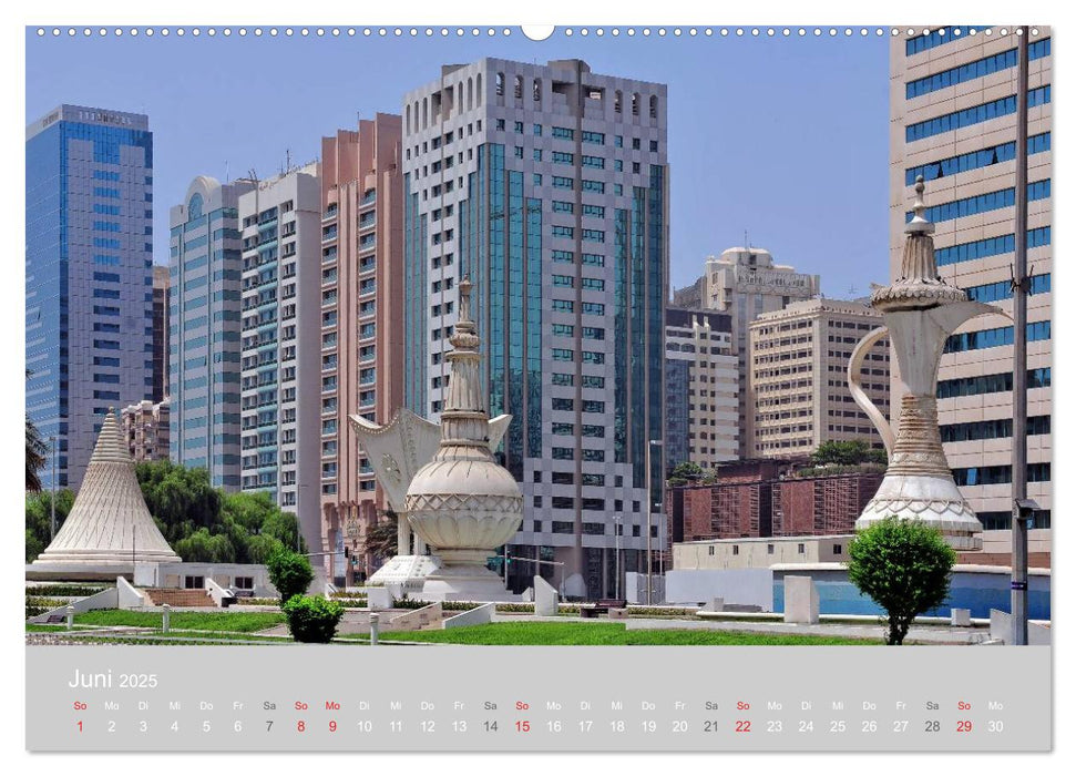 Abu Dhabi im Auge des Fotografen (CALVENDO Premium Wandkalender 2025)