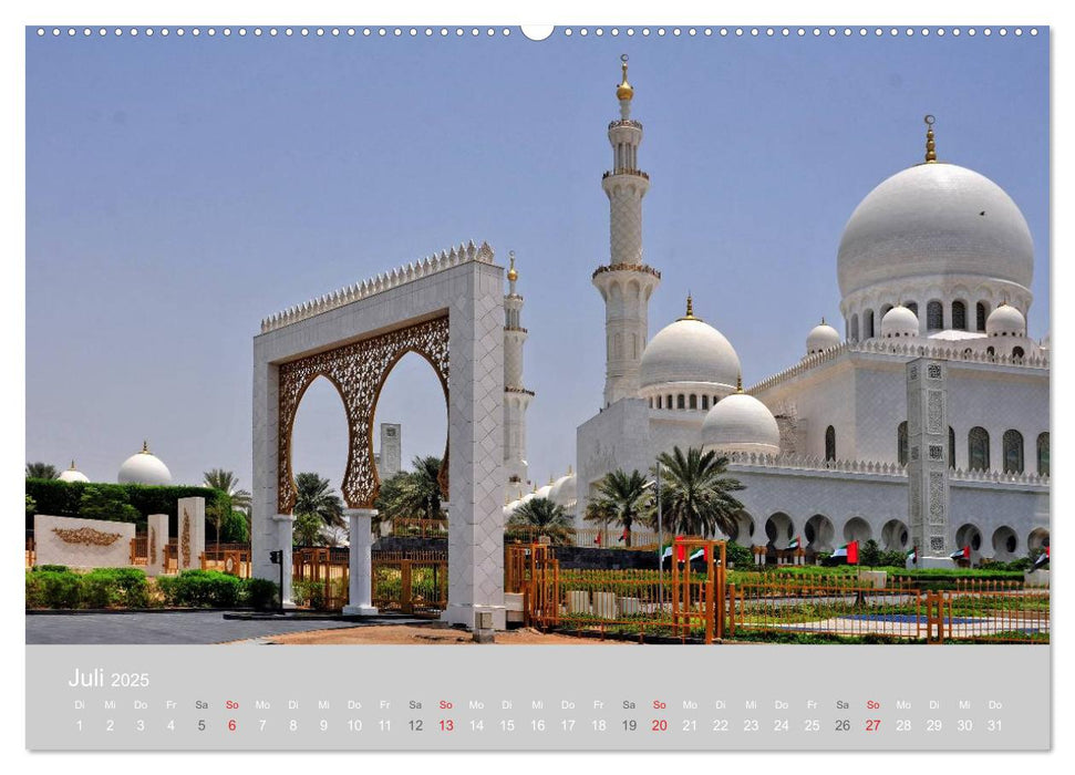 Abu Dhabi im Auge des Fotografen (CALVENDO Premium Wandkalender 2025)