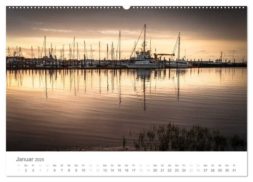 Amrum - Nordseeinsel im Wechsel der Gezeiten (CALVENDO Wandkalender 2025)