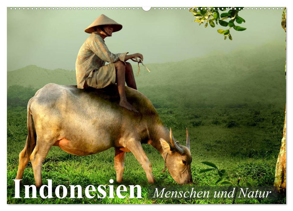 Indonesien. Menschen und Natur (CALVENDO Wandkalender 2025)