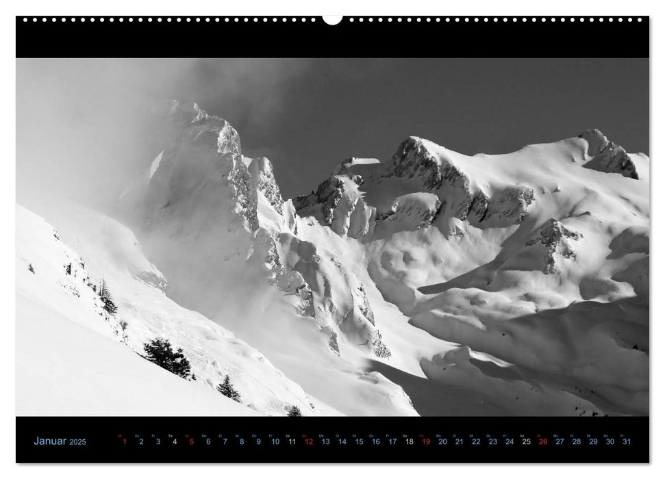 Region Oberstdorf - Kleinwalsertal und Nebelhorn (CALVENDO Wandkalender 2025)