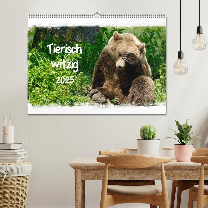 Tierisch witzig (CALVENDO Wandkalender 2025)