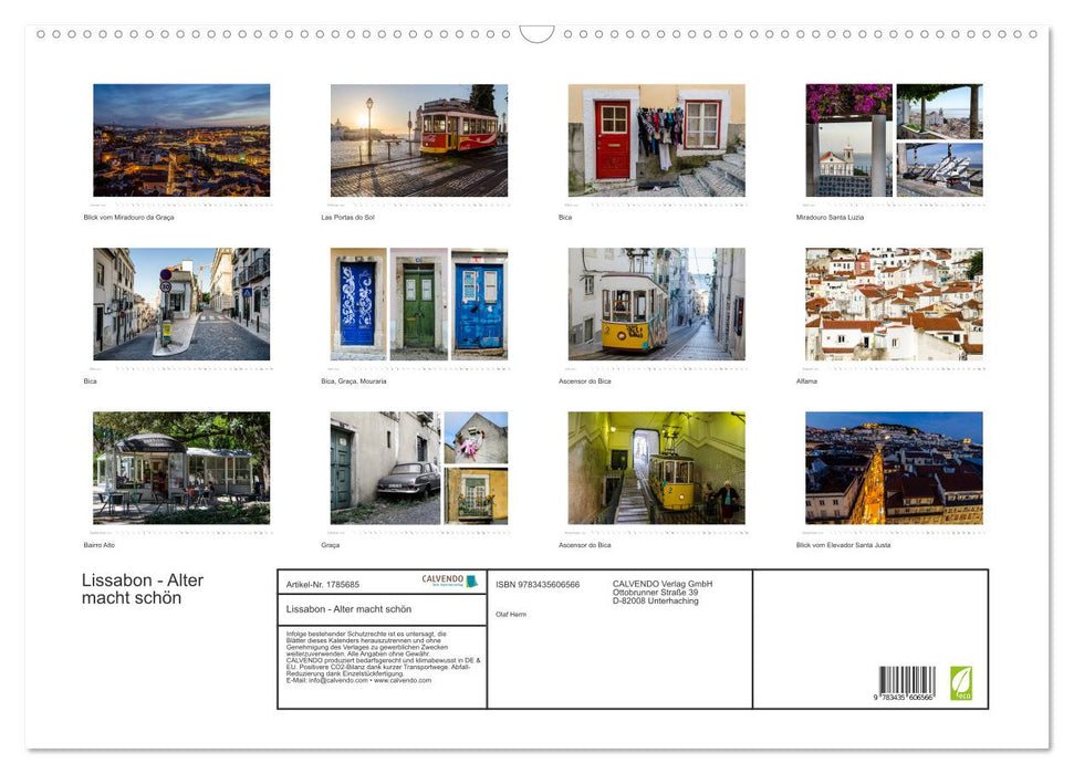 Lissabon - Alter macht schön (CALVENDO Wandkalender 2025)