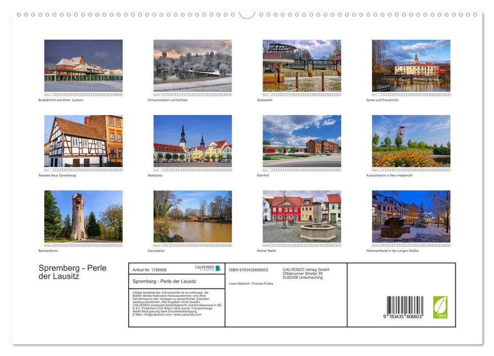 Spremberg - Perle der Lausitz (CALVENDO Premium Wandkalender 2025)