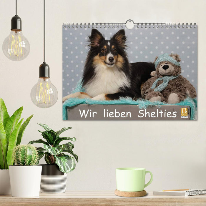 Wir lieben Shelties (CALVENDO Wandkalender 2025)