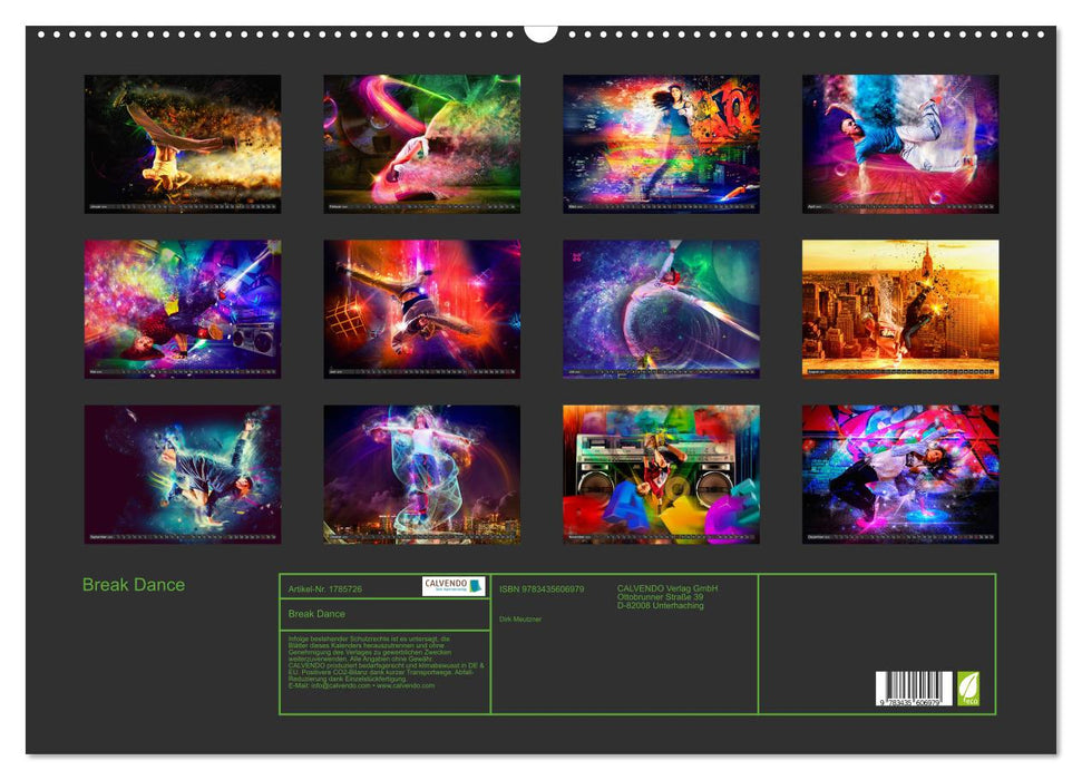 Break Dance (CALVENDO Wandkalender 2025)