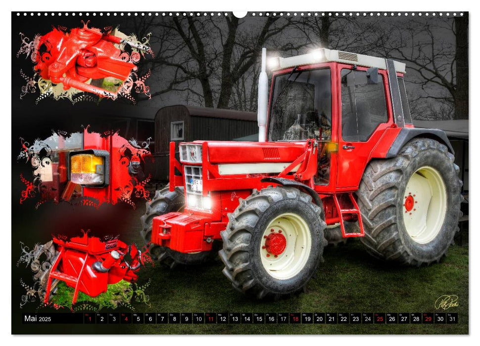 Oldtimer - Traktoren (CALVENDO Wandkalender 2025)
