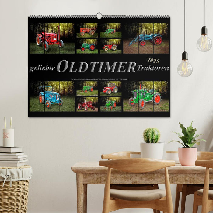 Geliebte Oldtimer Traktoren (CALVENDO Wandkalender 2025)