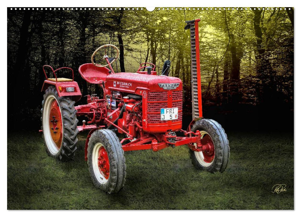 Geliebte Oldtimer Traktoren (CALVENDO Wandkalender 2025)