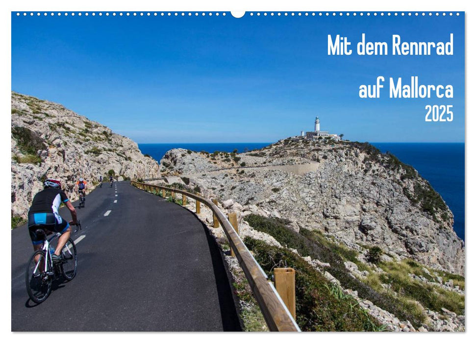 Mit dem Rennrad auf Mallorca (CALVENDO Wandkalender 2025)