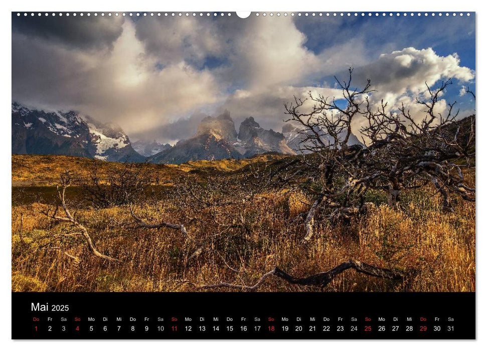 Patagonien-Land der Extreme (CALVENDO Wandkalender 2025)