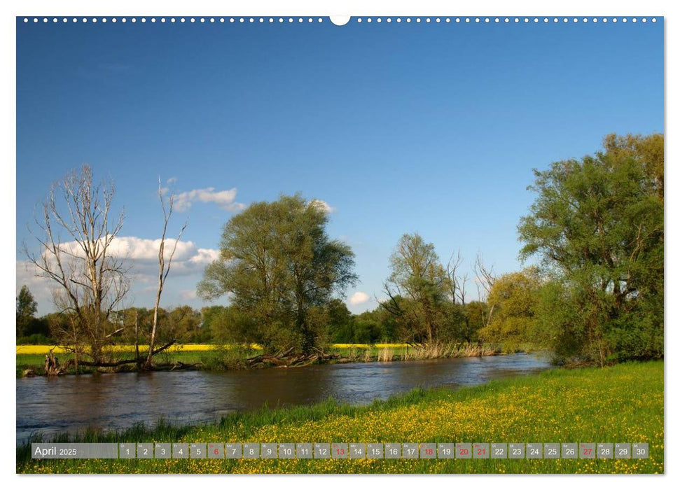 Bezauberndes Ampertal bei Moosburg (CALVENDO Wandkalender 2025)