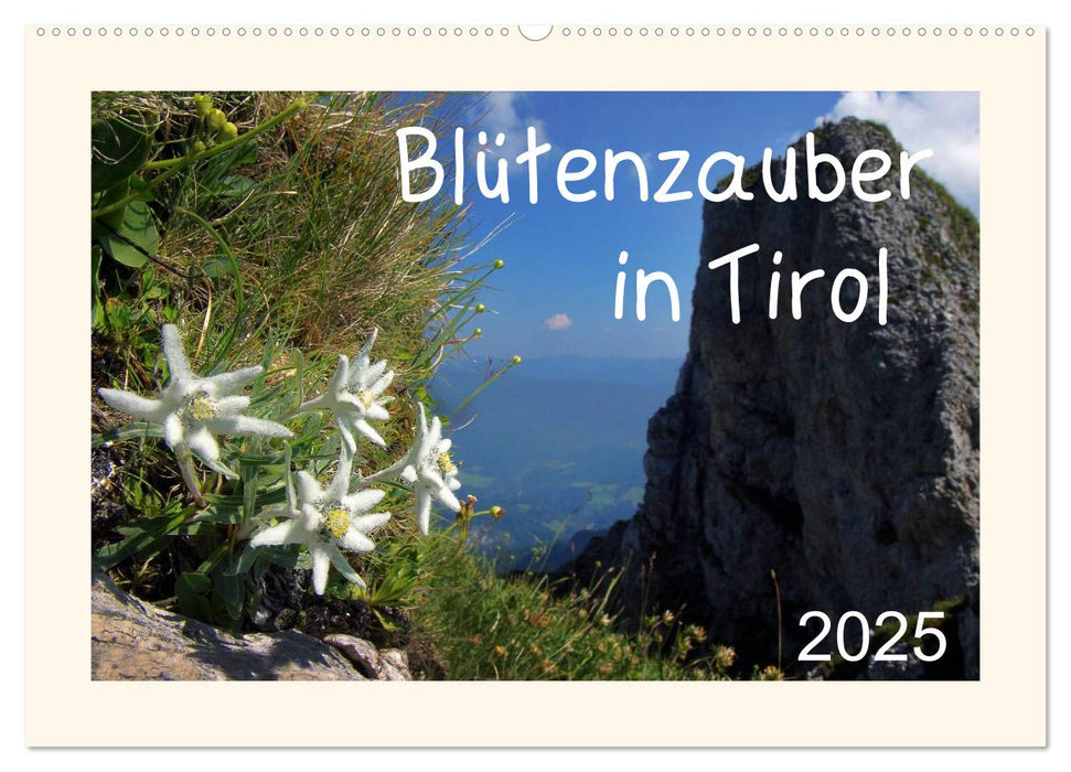 Blütenzauber in Tirol (CALVENDO Wandkalender 2025)