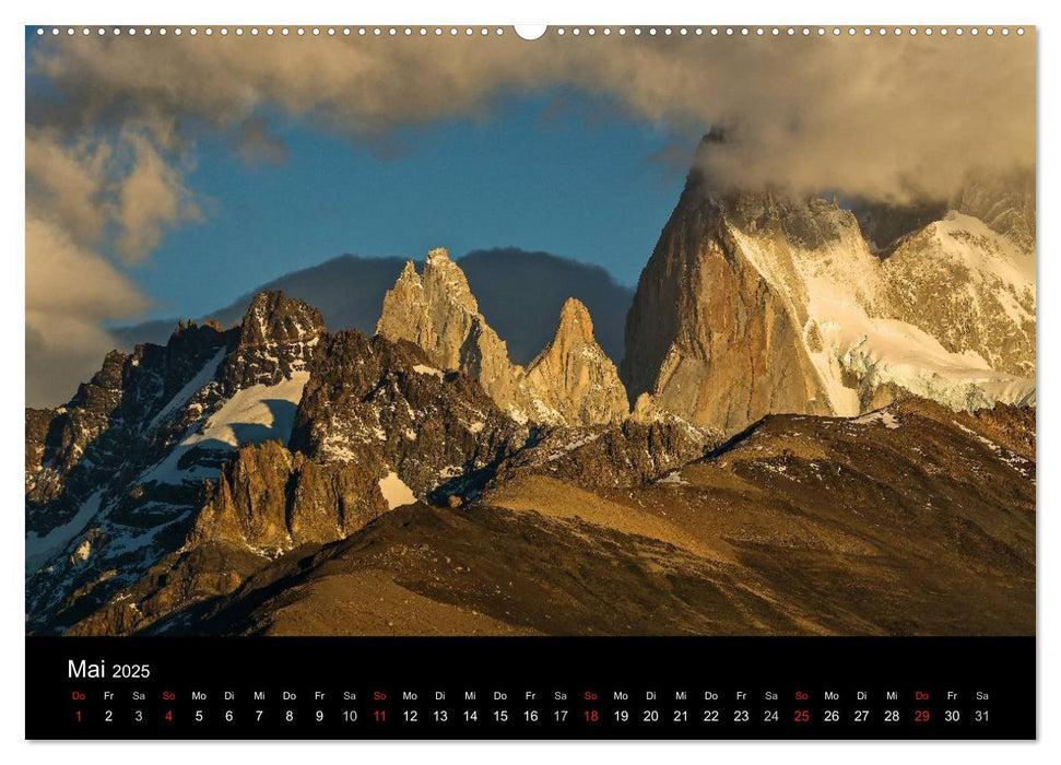 Farbenfrohes Patagonien (CALVENDO Wandkalender 2025)