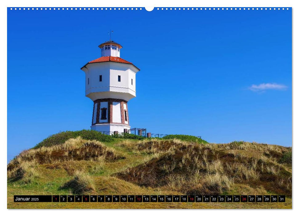 Langeoog - Schönste Insel Ostfrieslands (CALVENDO Wandkalender 2025)