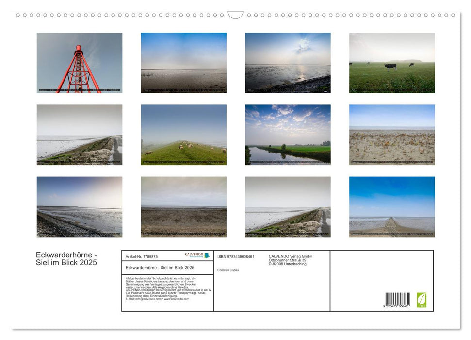 Eckwarderhörne - Siel im Blick 2025 (CALVENDO Wandkalender 2025)