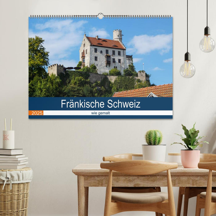 Fränkische Schweiz wie gemalt (CALVENDO Wandkalender 2025)