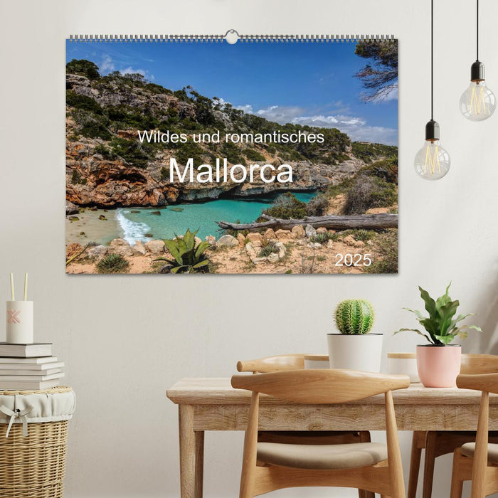 Wildes und romantisches Mallorca (CALVENDO Wandkalender 2025)