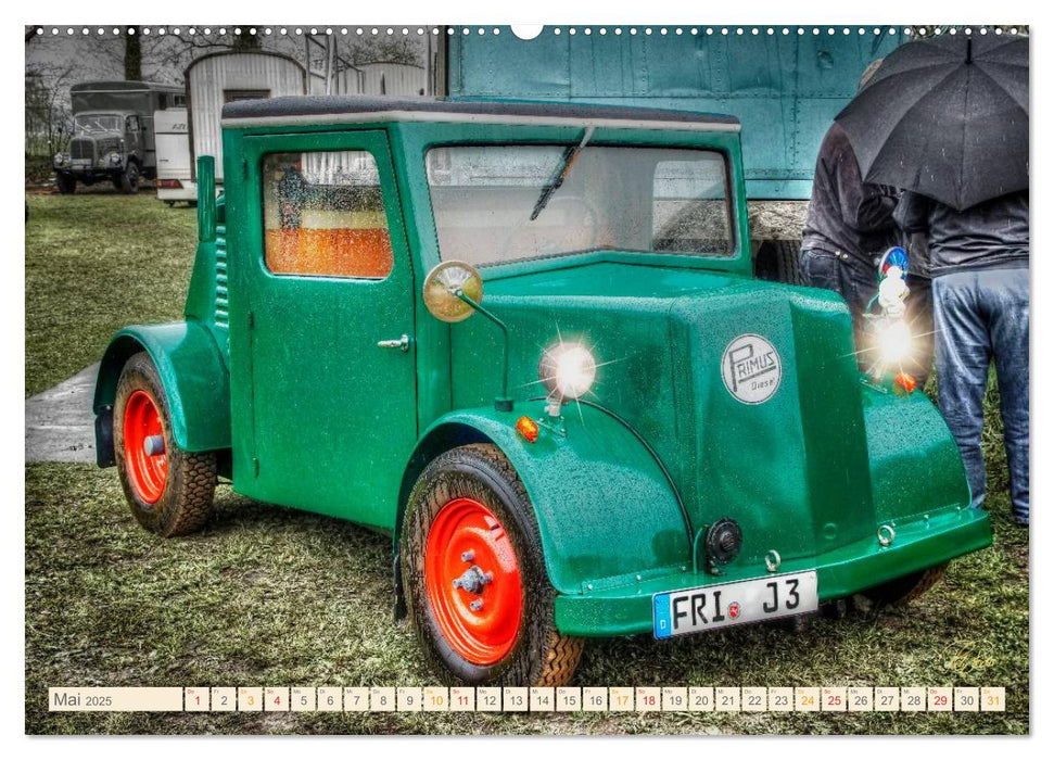 Oldtimer - Traktoren für Liebhaber (CALVENDO Wandkalender 2025)