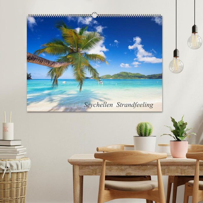 Seychellen Strandfeeling (CALVENDO Wandkalender 2025)