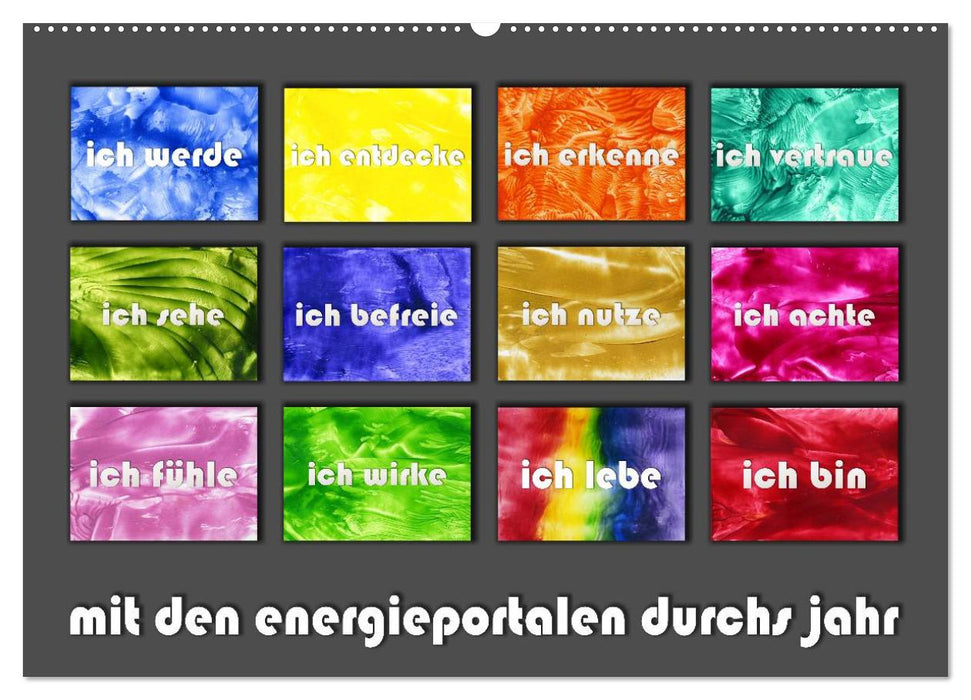 mit den energieportalen durchs jahr (CALVENDO Wandkalender 2025)