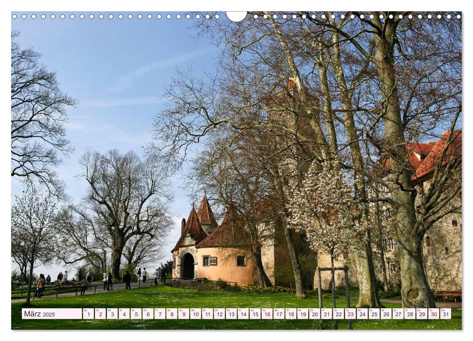 Romantisches Rothenburg ob der Tauber (CALVENDO Wandkalender 2025)