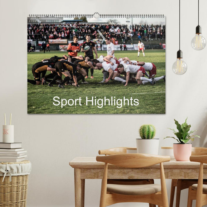 Sport Highlights (CALVENDO Wandkalender 2025)