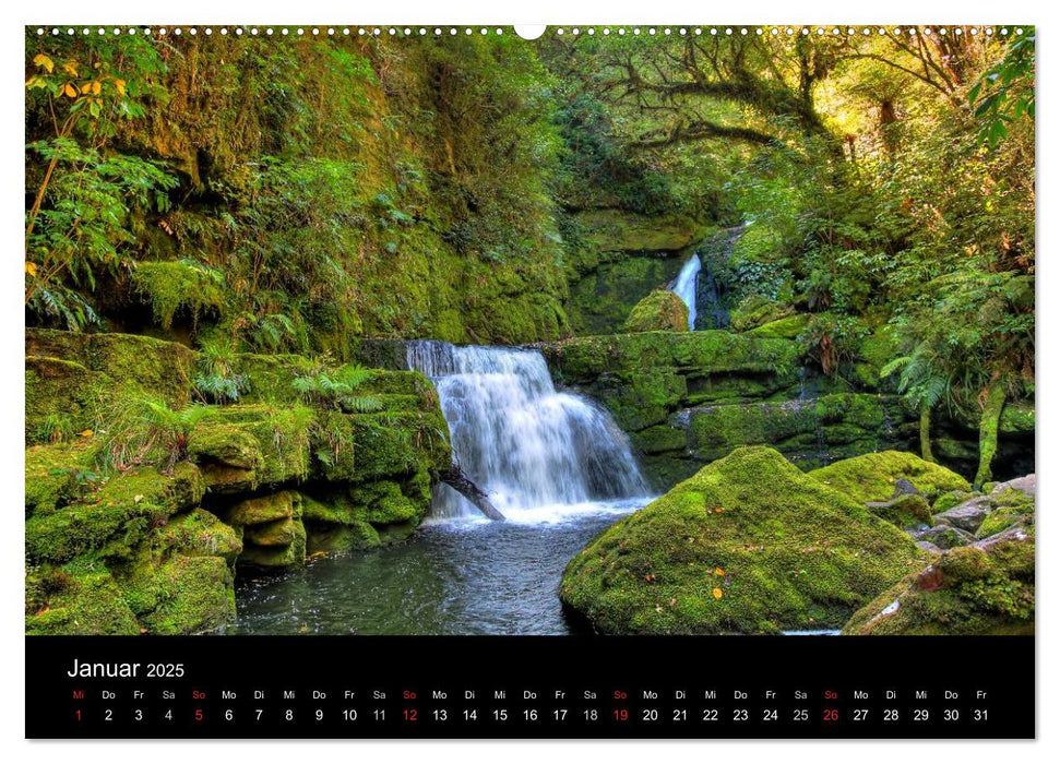 Naturblicke - Wasserfälle (CALVENDO Wandkalender 2025)