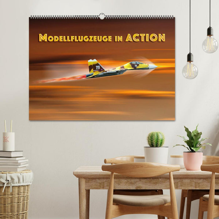 Modellflugzeuge in ACTION (CALVENDO Wandkalender 2025)