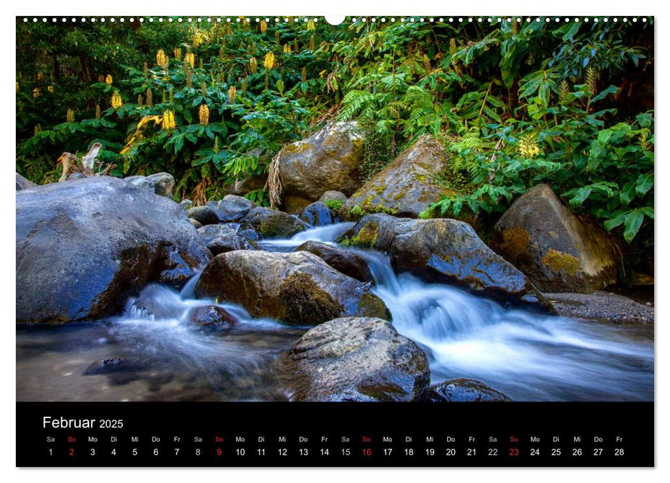 Naturblicke - Wasserfälle (CALVENDO Premium Wandkalender 2025)